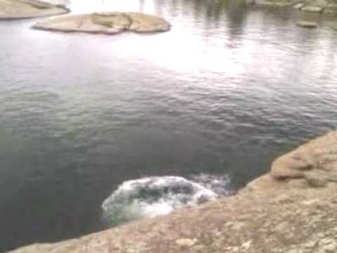 Cliff Jump At Eleven Mile State Park