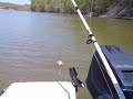 Catfishing with katie a big catfish with planer bobber while catfish fishing for channel catfish