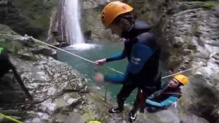 Petit mix du canyon du Versoud (Vercors)