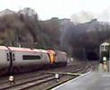 57 305 smokes it up leaving Bangor