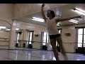Luis Ortigoza y Richard Cragun en ensayo ballet Iniciales
