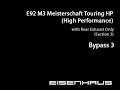 BMW e93 / e92 - Meisterschaft Touring HP Exhaust Section 2 + 3 (driveby 3)