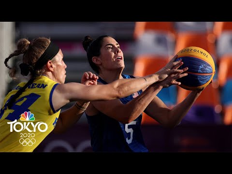 USA vs. Romania | Tokyo Olympics 2020: Women's 3x3 Basketball Highlights | NBC Sports