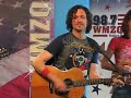 Fisher Stevenson sings at WMZQ!