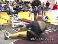 Dude headbutts bench press weight and passes out
