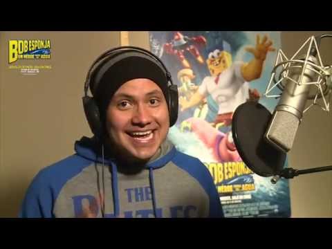 Luisito Rey en el doblaje de BOB ESPONJA - Un Héroe Fuera del Agua