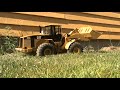 Dozing with the Wedico Cat 966 GII wheel loader