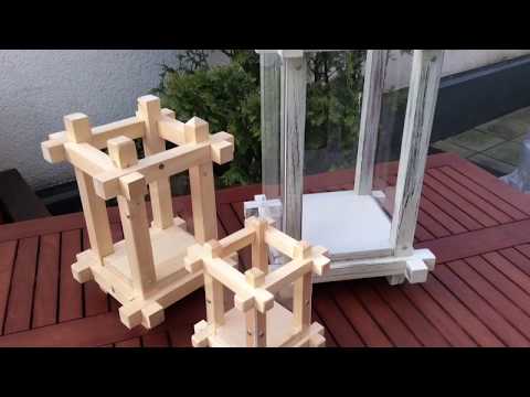 Gartenlaterne zum selbst bauen