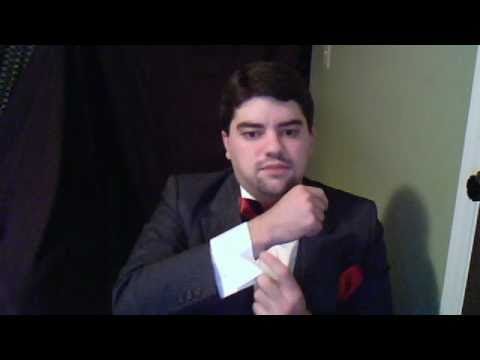 how to fasten cufflinks