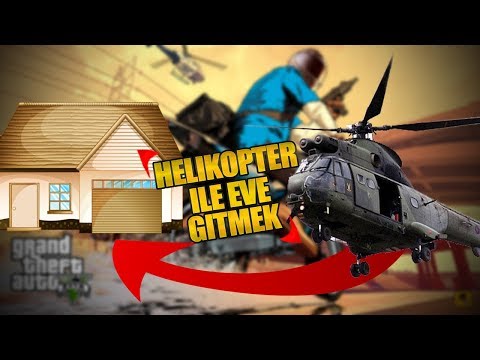 HELİKOPTER İLE EVE GİTMEK! GTA V BKT