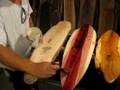 Dengler Longboard Shop- sealing handshaped Red Cedar board