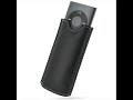 PDair Leather Case for Apple New iPod nano 5th (8GB/16GB) - Vertical Pouch Type (Black)