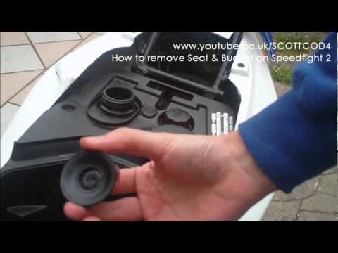 How To Remove Seat & Bucket On Peugeot Speedfight 2