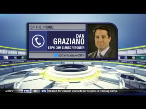Video: Dan Graziano on the opening of New York Giants training camp - The Michael Kay Show
