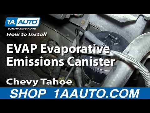 How To Install Remove EVAP Evaporative Emissions Canister 1996-99 Chevy Tahoe