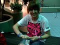 trying to break glow sticks and kicking cans? wtf ohayocon trying to break glow sticks and kicking cans? wtf ohayocon