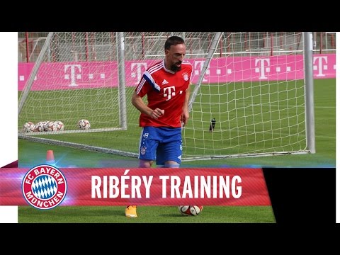 Training with Ribéry