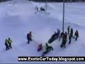Snowmobile Hit People