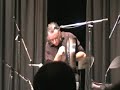 august 4, 2008; first night of the college: steafan hannigan: master of the bodhran - which you will see & hear!