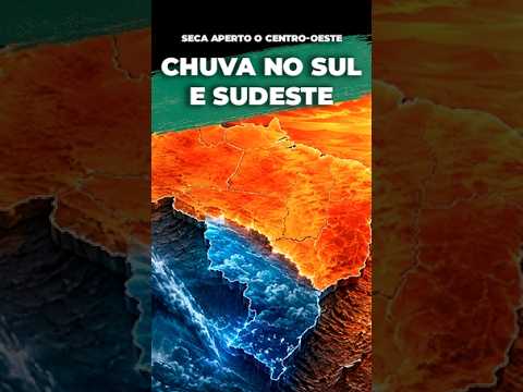 Chuva chega a áreas produtoras do Sul e Sudeste, enquanto seca apertano Centro-Oeste