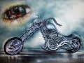 AirBrush Bike - Ghost rider