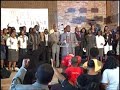 pastor lamar and the love and faith mass choir singing 