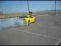 Chevrolet Corvette ZHZ Burnout in Las Vegas Desert