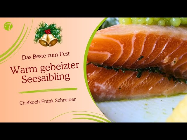 Lauwarm gebeizter Seesaibling mit Sallgaster Spargel und Wildkräutern