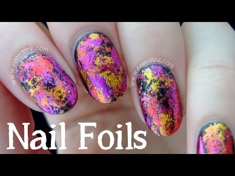 how to apply nail foils