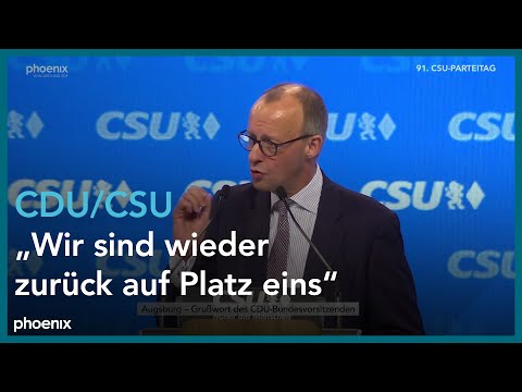 Rede von Friedrich Merz (CDU-Parteivorsitzender) auf de ...