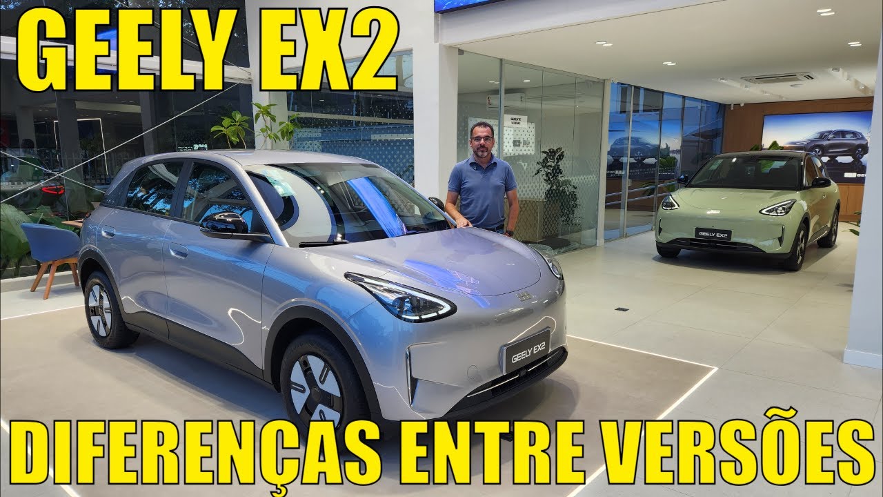 Geely EX2 - Diferenças entre as versões Pro e Max
