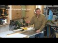 Safer ripping with a short rip fence on the tablesaw