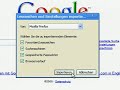 Einstellungen importieren