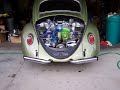 VW engine 1600cc sounding fast exhasut