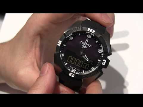 how to set time on tissot t touch