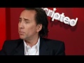 nicolas cage and eva mendes interview each other and answer questions from viewers about their movie, ghost rider.