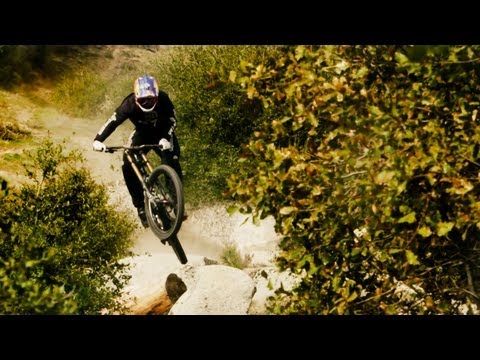California - You may have seen UCI Downhill champ Aaron Gwin tear up an event course, but this is another story. What happens when you take Red Bull mountain bike athlete...