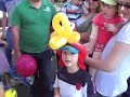 Balloon twisting with Miss Donna The Clown