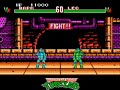 man. i haven't uploaded an nes video in a while. this is my 3rd one. this version has surprisingly good graphics for an nes game. the gameplay and controls are okay at least but when you attack the turtles and the other characters glitch sometimes and raphael is blue but he's really supposed to be green. the snes version is better but the nes version isn't bad at all for an nes game.