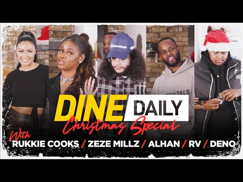 Alhan, Deno, RV & Zeze Millz – Dine Daily Xmas Special with Rukkie Cooks | GRM Daily