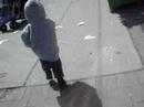 yashiro is walking at the sidewalk lols  
