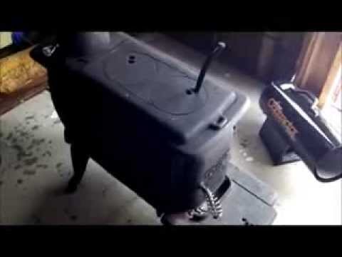 how to vent wood stove in garage