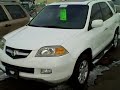 2004 Acura MDX Touring, White, 75k