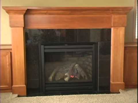 how to vent gas fireplace in basement
