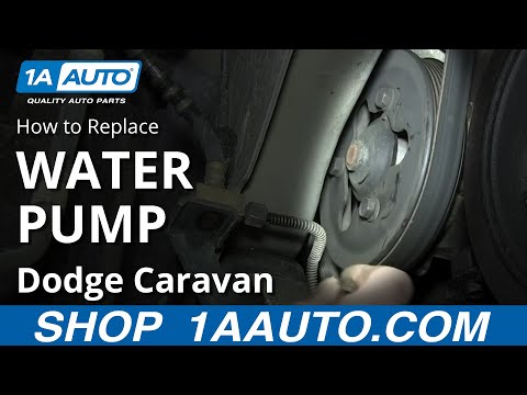 How To Install Replace Water Pump 2001-07 3.3L 3.8L Dodge Caravan Chrysler Town and Country