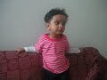 Sanika singing nursery rhymes