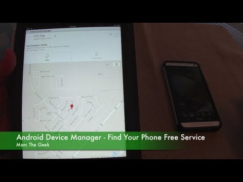 how to locate phone using android device manager