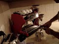 My new 220V VIVALDI II making a Cappuccino