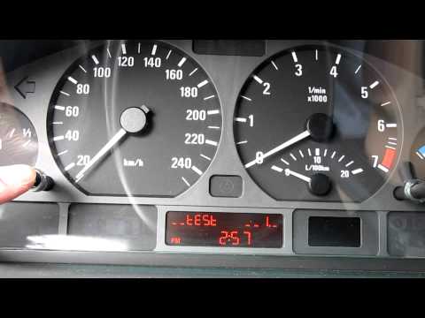 how to reset bmw e46 trip computer