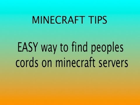 how to find x y z in minecraft